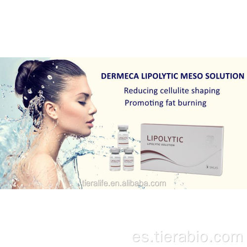 Dermeca Meso Meso disuelto inyección 5ml vial lipólisis